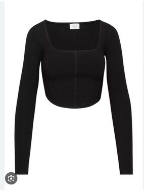Aritzia Wilfred Natalie Sweater, Black. Small